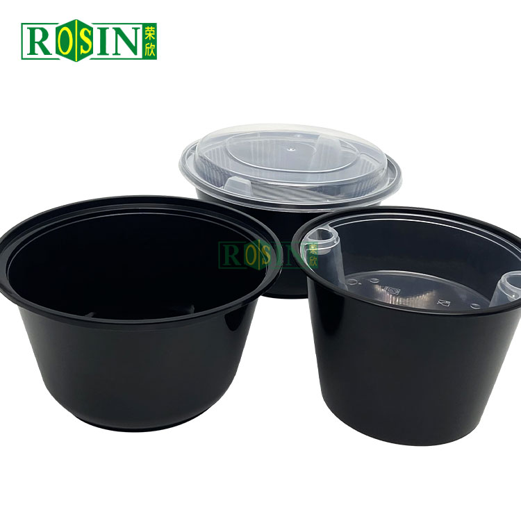 Round Double-Layer plastic bowl