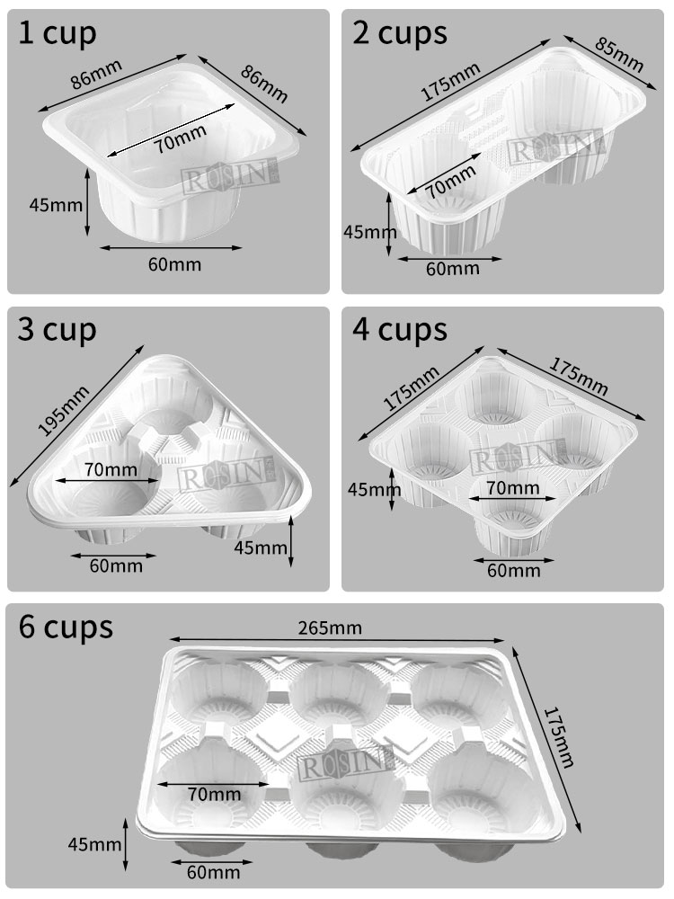 blister tray for cup