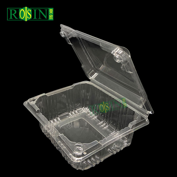 clear plastic fruit clamshell punnet box