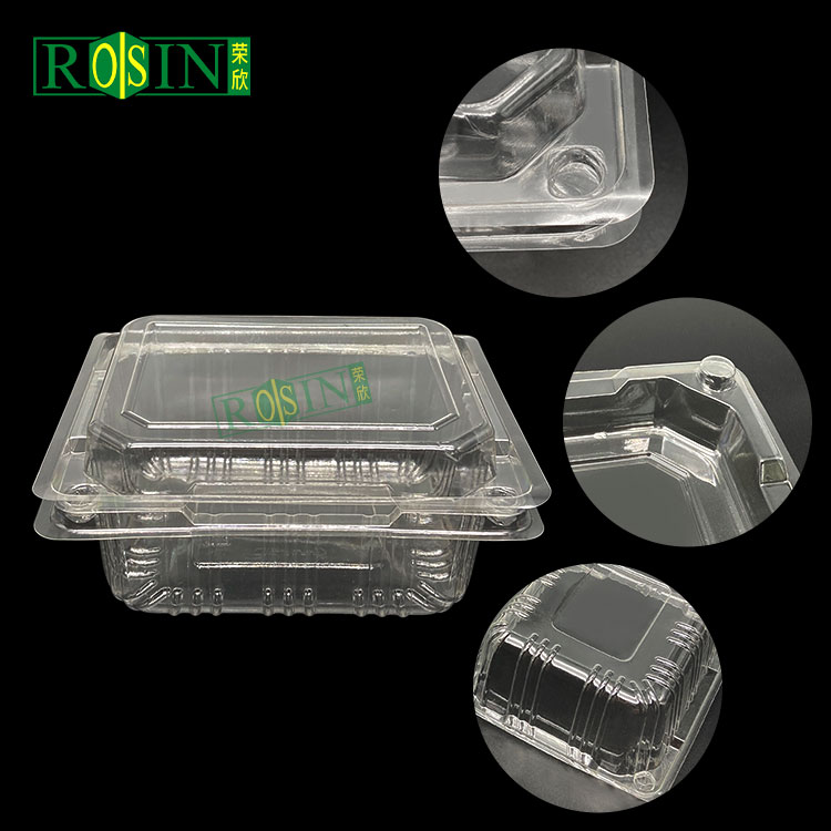 125g blueberry clamshell clear plastic fruit packaging box