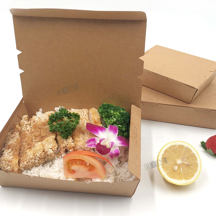 kraft paper salad box