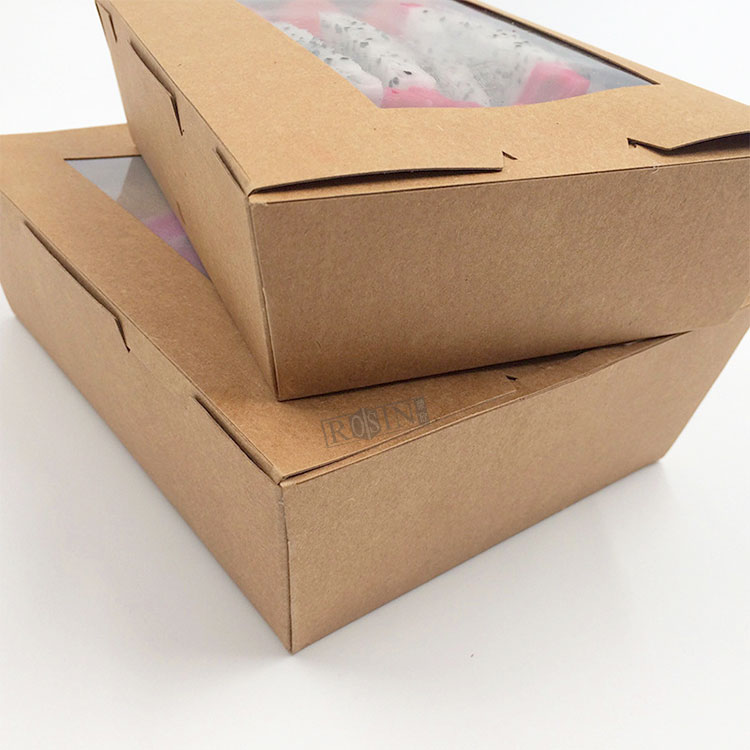 kraft paper salad box