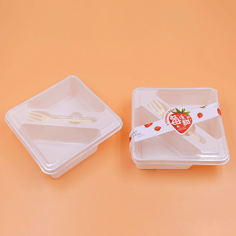 White Sandwich Plastic Box