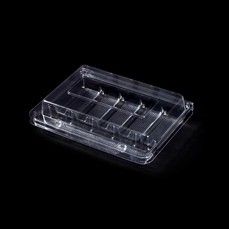 disposable clear plastic container with lid