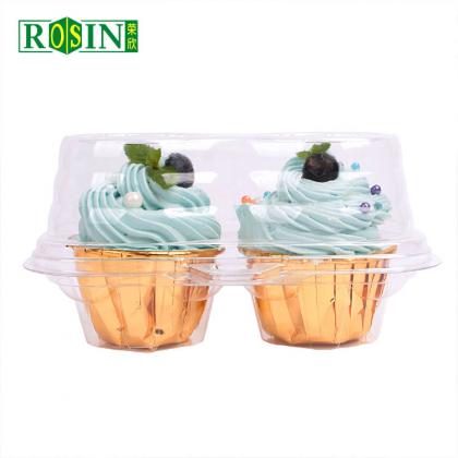 Transparent Plastic Dessert Carry out Containers