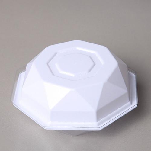 Customized disposable plastic PET octagonal cake vacuum forming container packaging for donuts