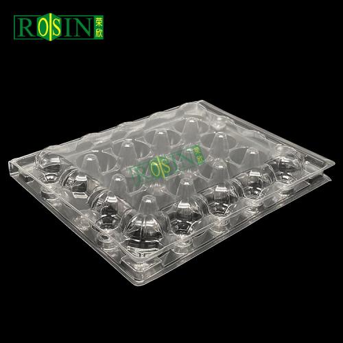 Custom disposable plastic quail egg packaging tray